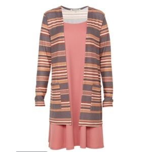 🆕 Wallflower 2 pc. Dress  and Long Cardigan, Medium